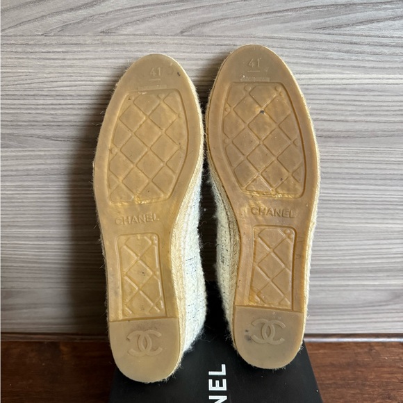 Chanel Tweed CC Espadrilles-41 - Picture 6 of 8